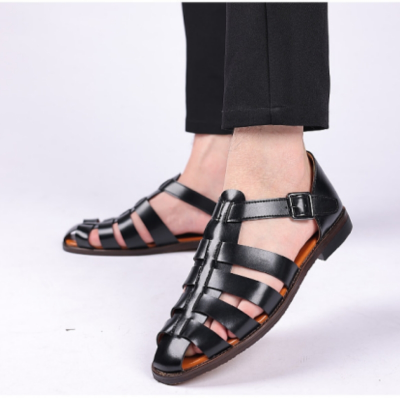 Robert - Herrensandalen aus Leder