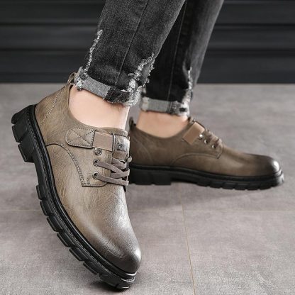 【40% OFF】 Vintage Cargo-Lederschuhe für Herren  🔥Kostenloser Versand🔥