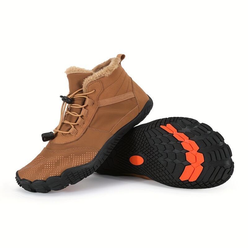 Herren Komfort Winter Warm Fleece Gefüttert Warme Schuhe Outdoor Wasserdicht Rutschfest Stiefeletten