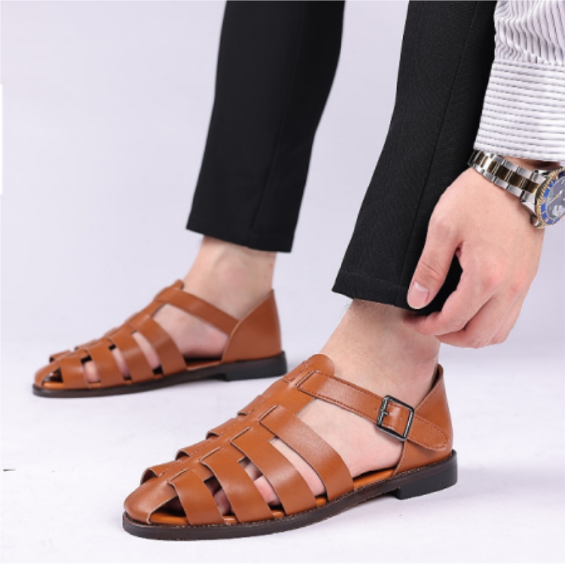 Robert - Herrensandalen aus Leder