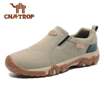 🔥Bequeme Outdoor-Slipper für Herren zum Gehen, bequeme Ledersneaker zum Wandern