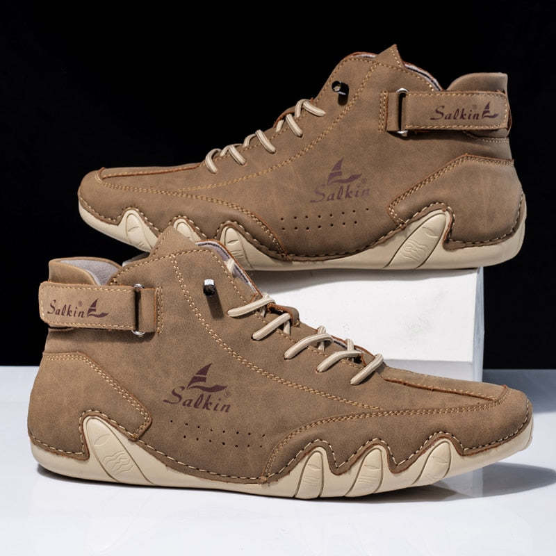 Ultra-bequeme und rutschfeste Barfußschuhe aus Echtleder (Unisex)