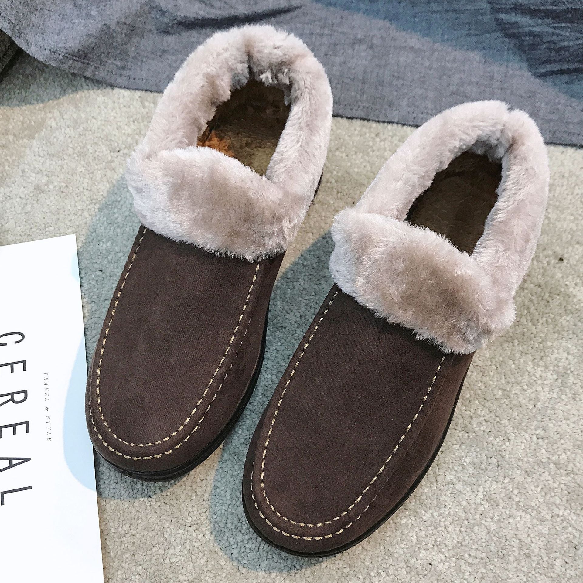 Kuschelige Winter Hausschuhe