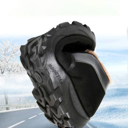 Men's Good arch support Outdoor Warm Lightweight Walking Slip On Sneakers