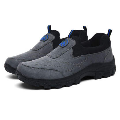 🔥Bestseller – Männer Outdoor wasserdichte Leder Wildleder Schuhe Casual Walking Wanderschuhe