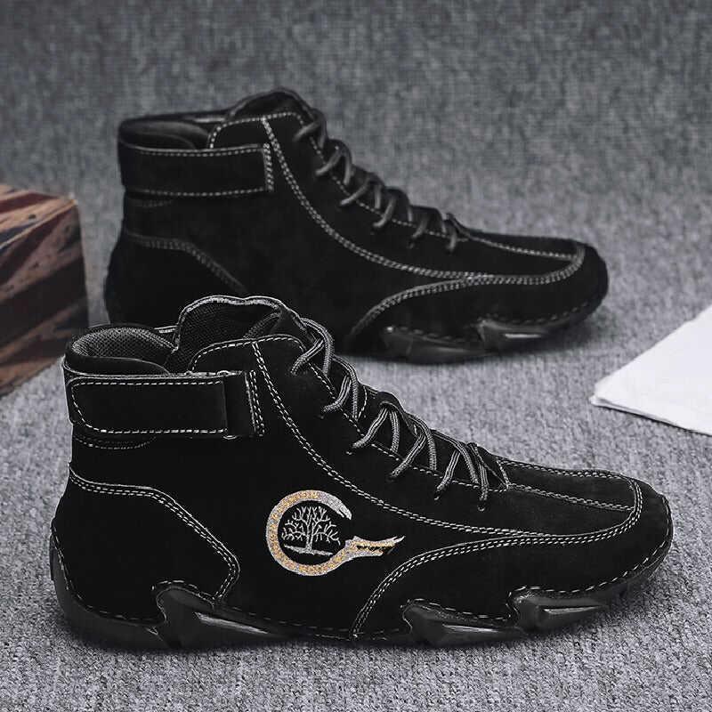 🔥HEISSER VERKAUF🎉Winter-Stiefeletten aus Wildleder für Herren, orthopädische Freizeitschuhe