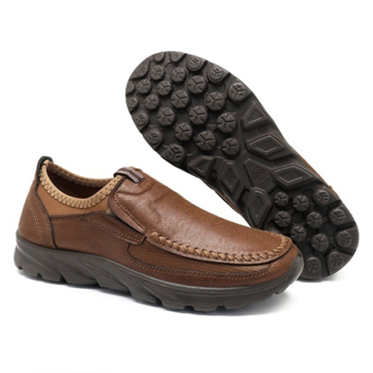 🔥HOT SALE🎁--50% OFF 🎉MENS HANDMADE CASUAL COMFY  SLIP ON LOAFERS