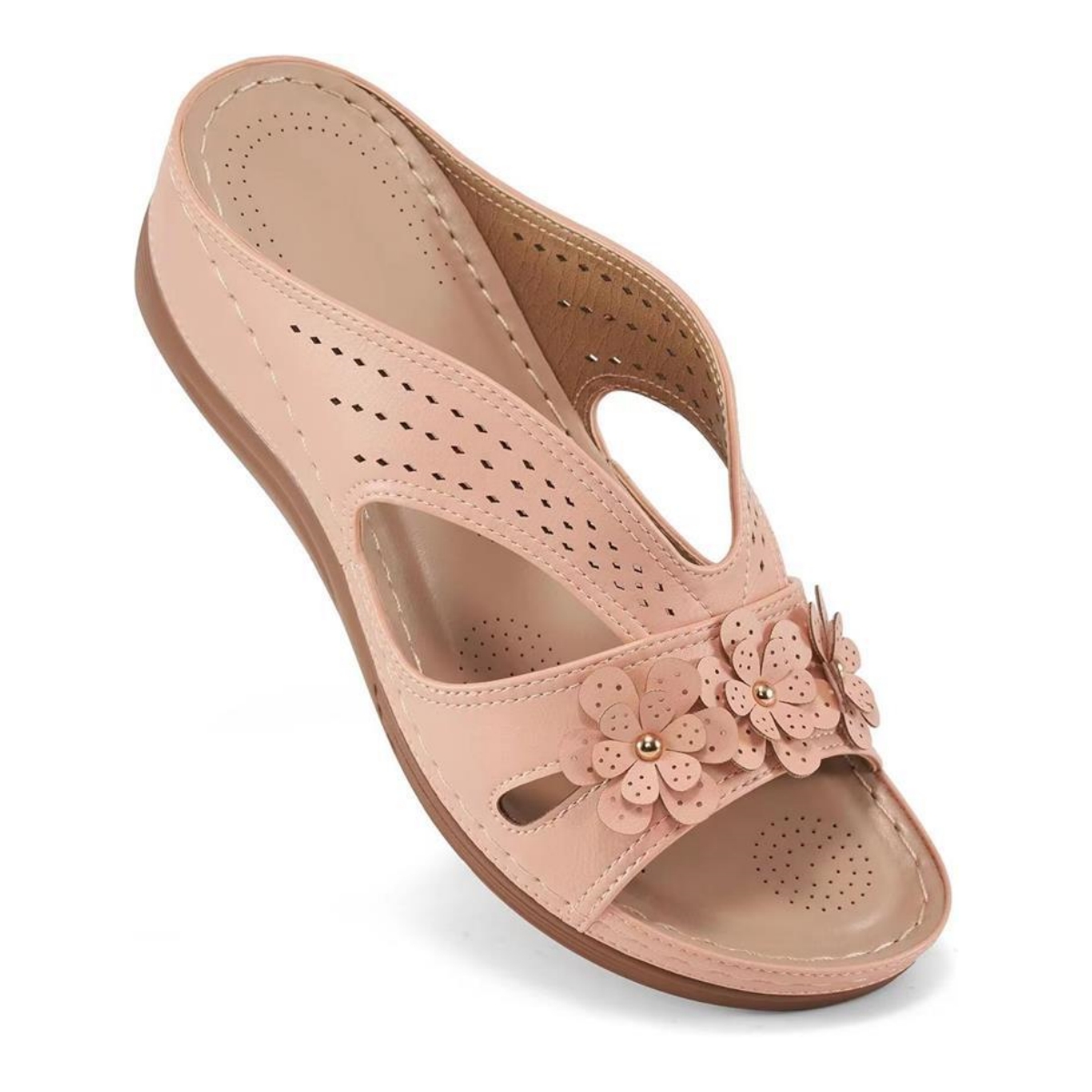 🔥Special Spring Sale 69% OFF - Women's Flowers Decor Arch Support Sandals