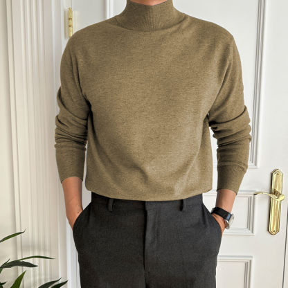2024 Men's Cashmere Business Basic Sweater