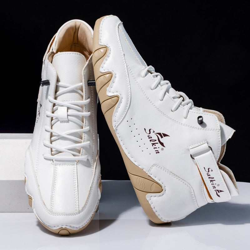 Ultra-bequeme und rutschfeste Barfußschuhe aus Echtleder (Unisex)