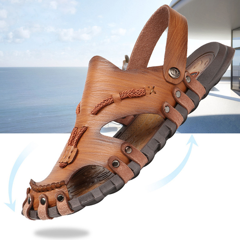 Atmungsaktive, rutschfeste Outdoor-Freizeitsandalen für Herren