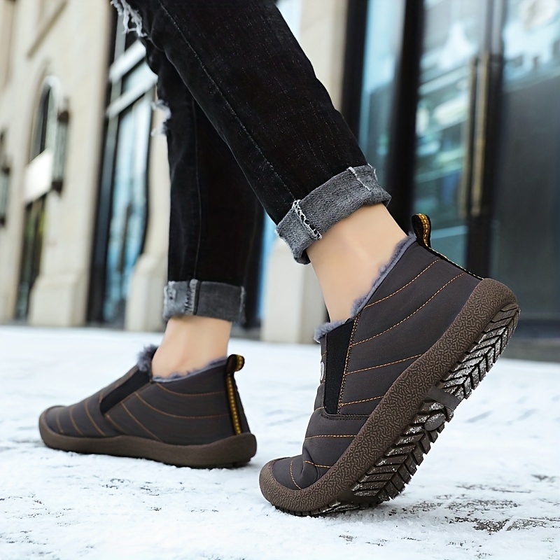 MEN'S SHORT BOOTS SNOW BOOTS WINTER COMFORTABLE WARM CASUAL SHOES