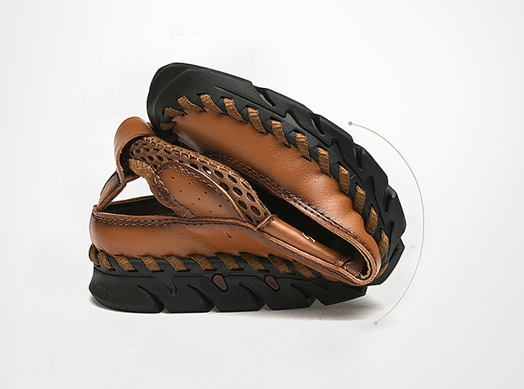 Bequeme Rutschfeste Herrensandalen mit Fußgewölbe