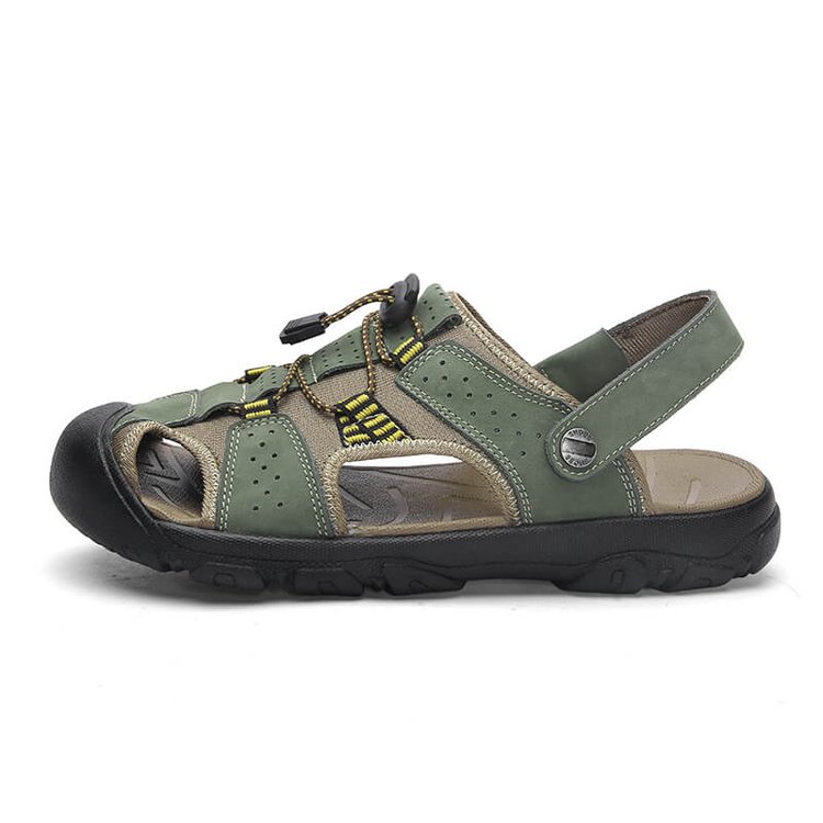 Men's Casual Sandals Leather Outdoor Water Shoe