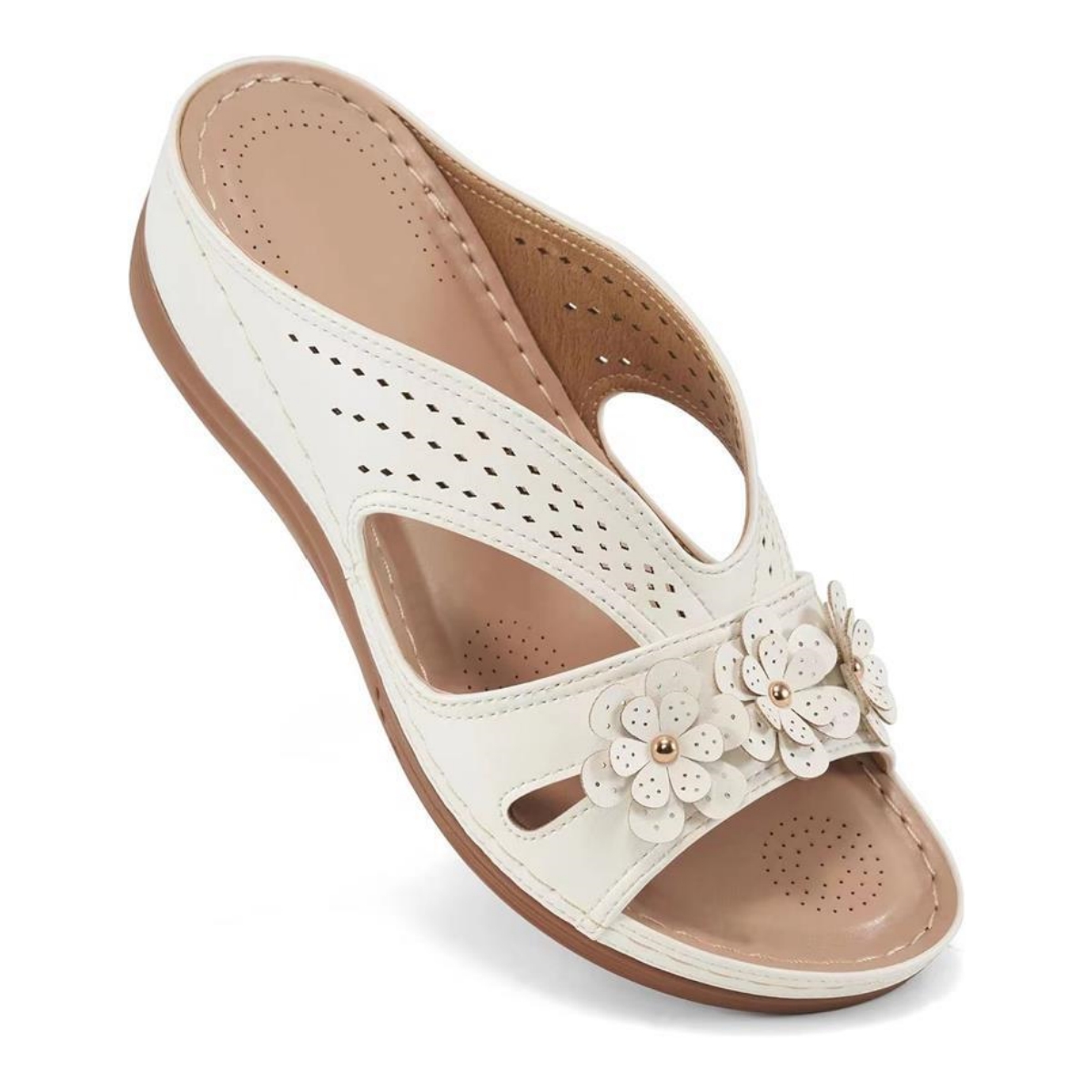🔥Special Spring Sale 69% OFF - Women's Flowers Decor Arch Support Sandals