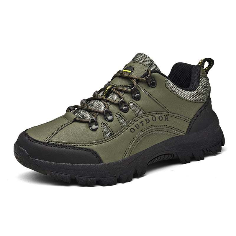 Bequeme und lässige Outdoor-Wanderschuhe aus Leder für Herren