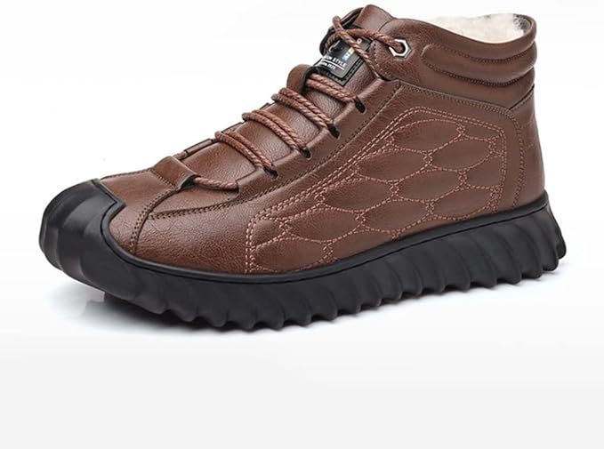 Wasserdichte, Rutschfeste Und Warme Orthopädische Ledersneaker Für Herren