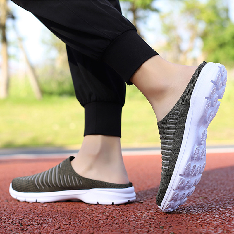 Unisex Breathable Comfortable Lightweight Half Slippers