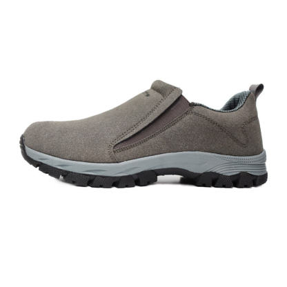 🔥Bestseller - Leichte orthopädische Wanderschuhe zum Hineinschlüpfen aus echtem Leder für Herren