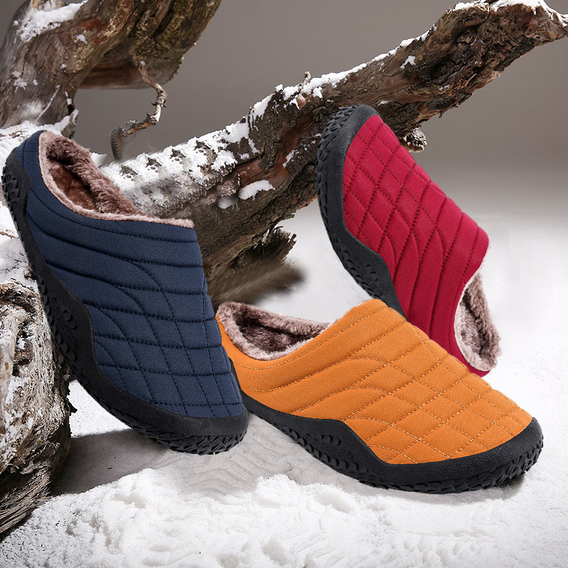 Bequeme, warme, atmungsaktive Freizeitschuhe für Herren aus Baumwolle