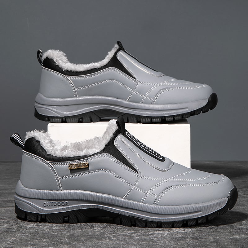 BEQUEME, SAMTWARME, LÄSSIGE SNEAKERS FÜR HERREN MIT DICKEN SOHLEN