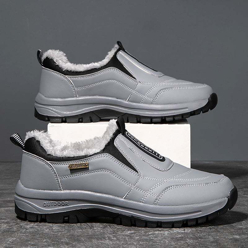 BEQUEME, SAMTWARME, LÄSSIGE SNEAKERS FÜR HERREN MIT DICKEN SOHLEN