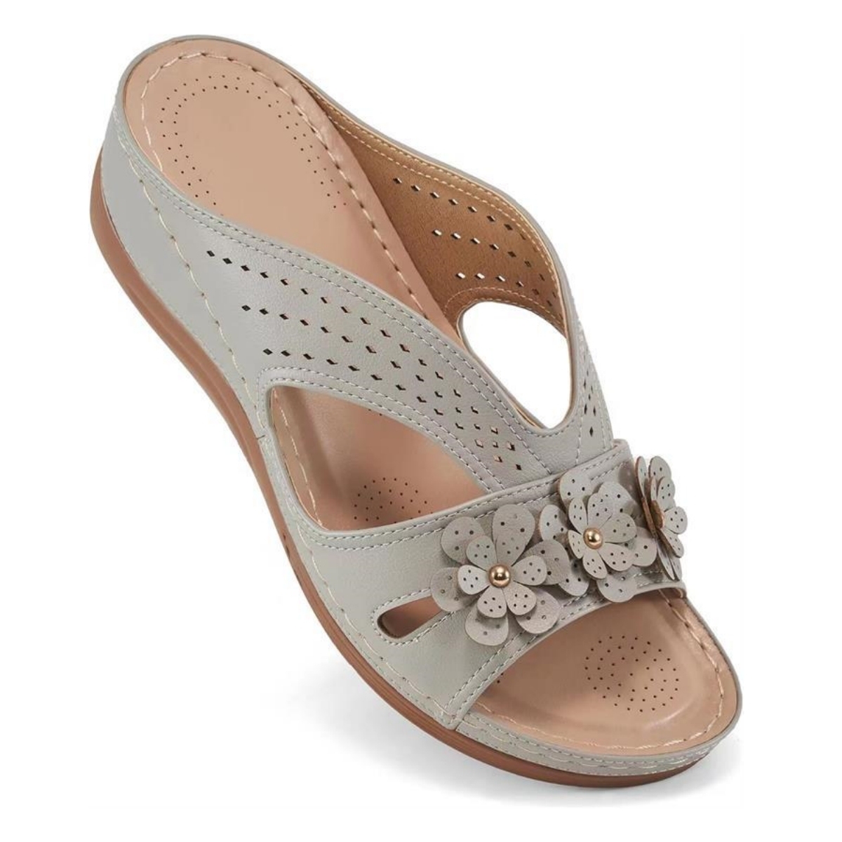 🔥Special Spring Sale 69% OFF - Women's Flowers Decor Arch Support Sandals