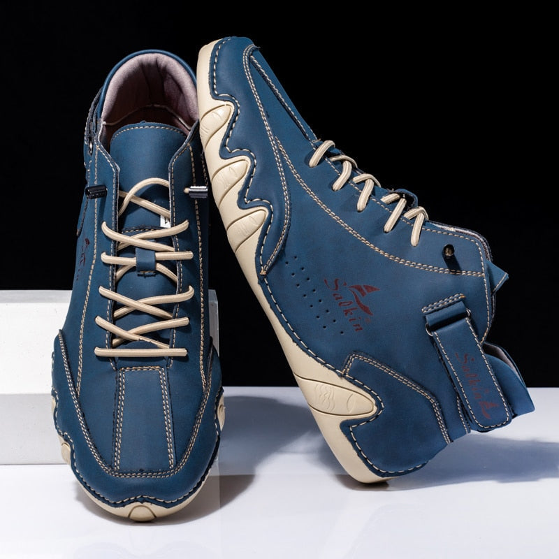 Ultra-bequeme und rutschfeste Barfußschuhe aus Echtleder (Unisex)