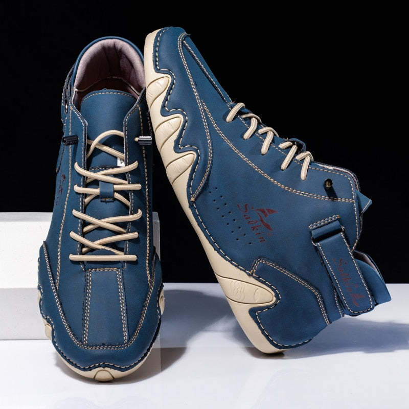 Ultra-bequeme und rutschfeste Barfußschuhe aus Echtleder (Unisex)