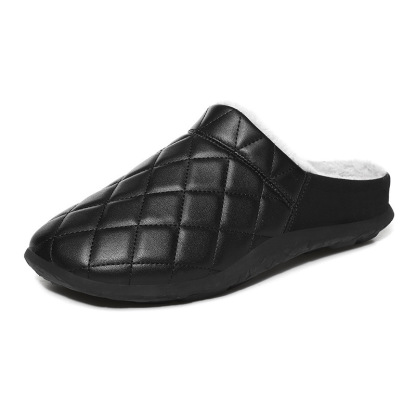 KOMFORTABLE WEICHE HALF DRAG LÄSSIGE BAUMWOLLSCHUHE AUS FLEECE FÜR HERREN