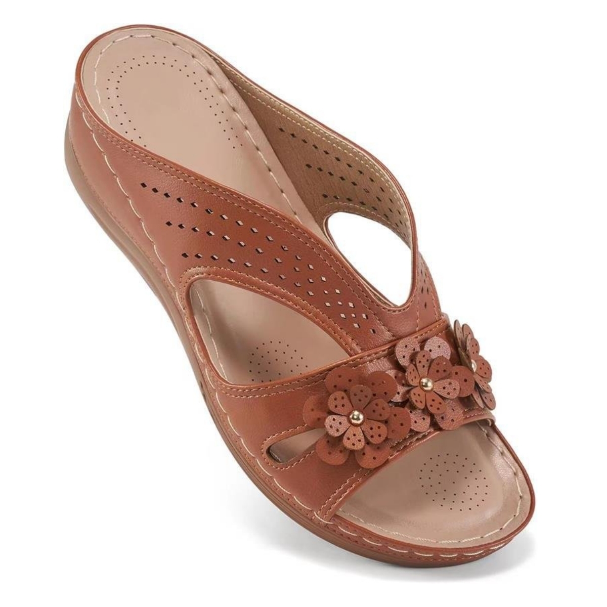 🔥Special Spring Sale 69% OFF - Women's Flowers Decor Arch Support Sandals