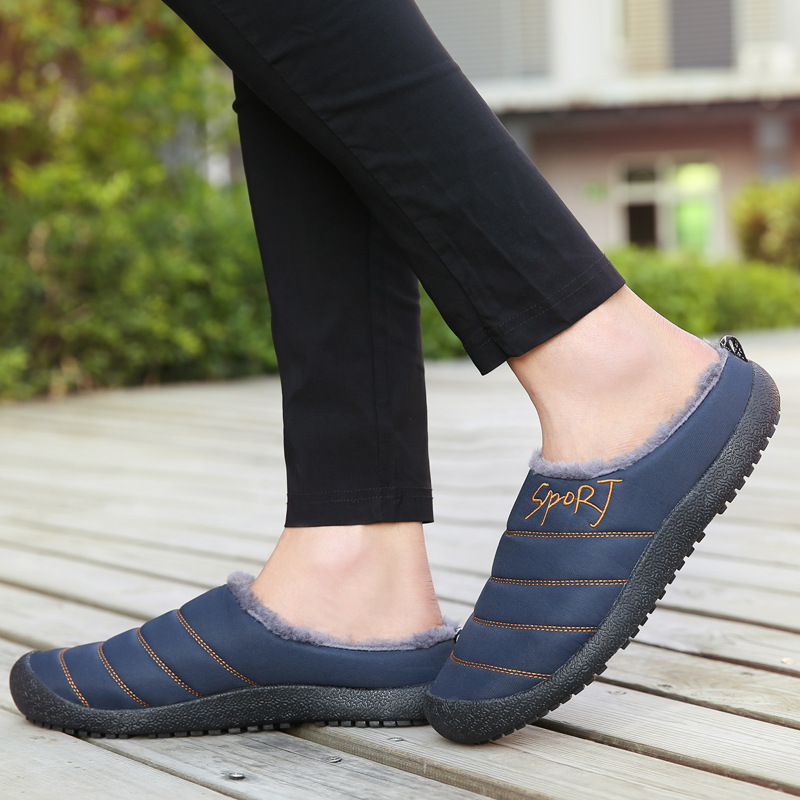 KOMFORTABLE FLEECE-WARME OUTDOOR-LÄSSIGE BAUMWOLLSCHUHE FÜR HERREN