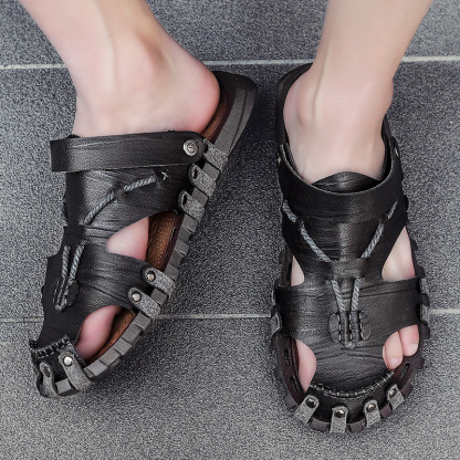 Atmungsaktive, rutschfeste Outdoor-Freizeitsandalen für Herren