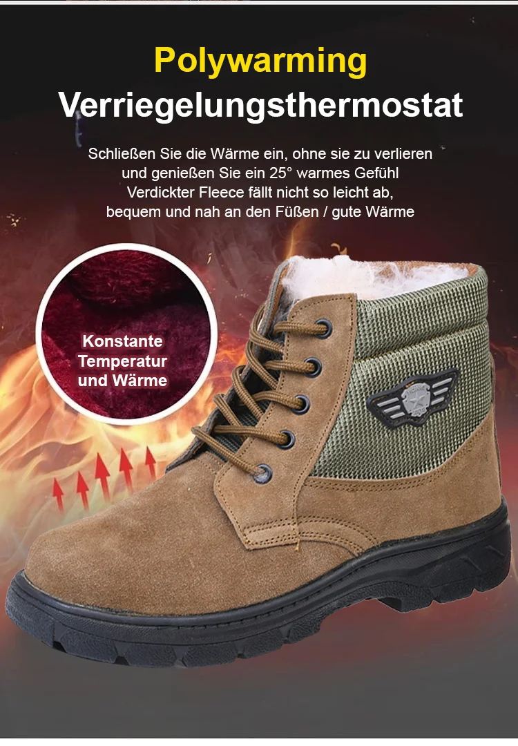Warmes taktisches Schuhwerk aus -40-Grad-Wolle