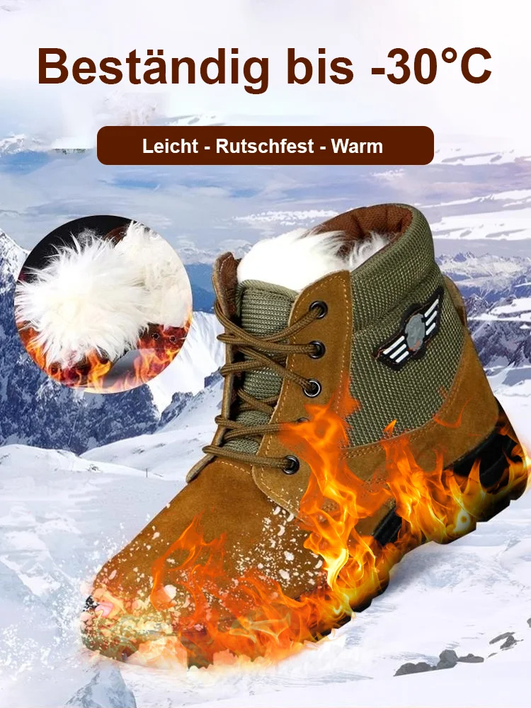 Warmes taktisches Schuhwerk aus -40-Grad-Wolle