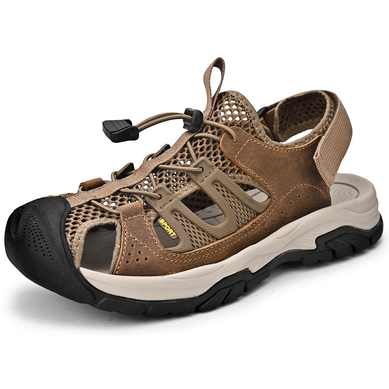 Men's Soft Leather Quick-Dry Breathable Outdoor shoes