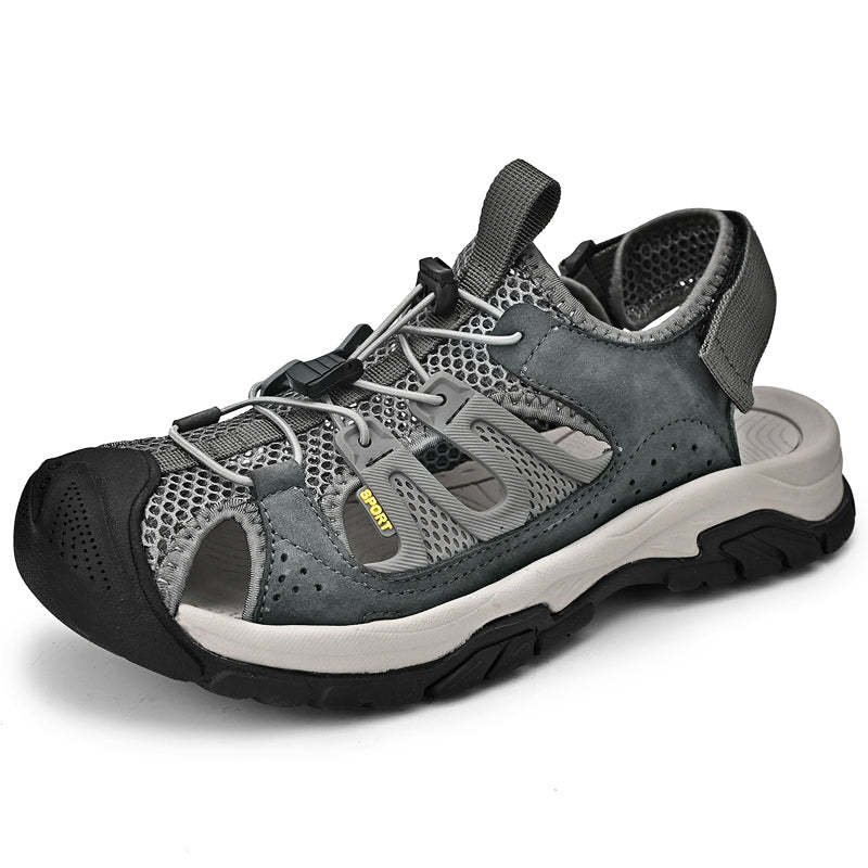 Men's Soft Leather Quick-Dry Breathable Outdoor shoes