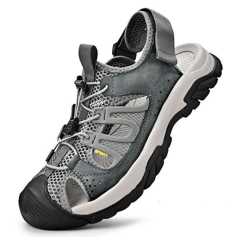 Men's Soft Leather Quick-Dry Breathable Outdoor shoes