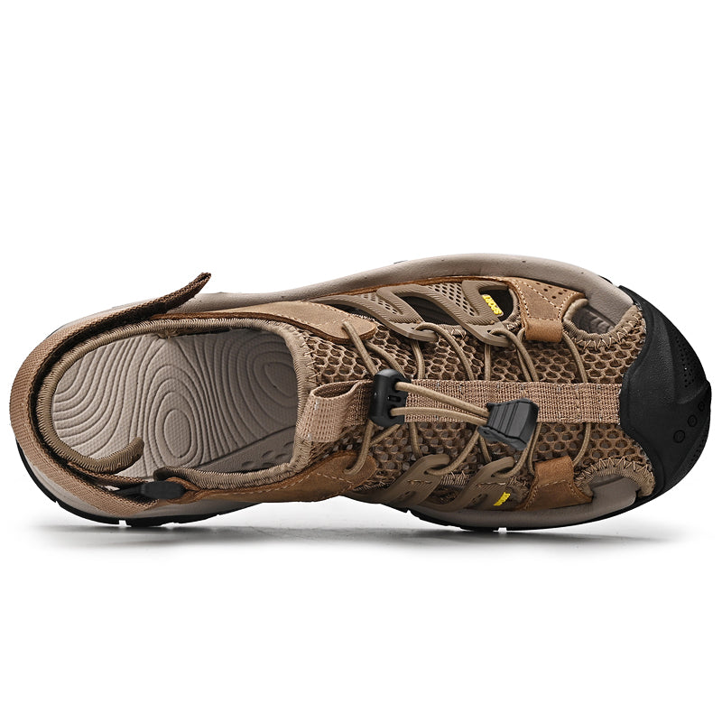 Men's Soft Leather Quick-Dry Breathable Outdoor shoes