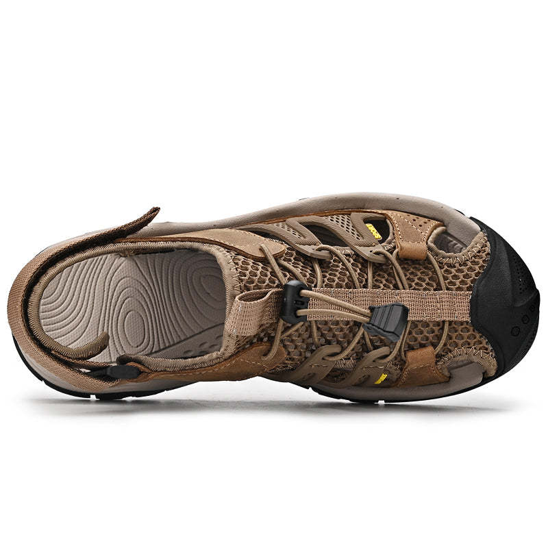 Men's Soft Leather Quick-Dry Breathable Outdoor shoes