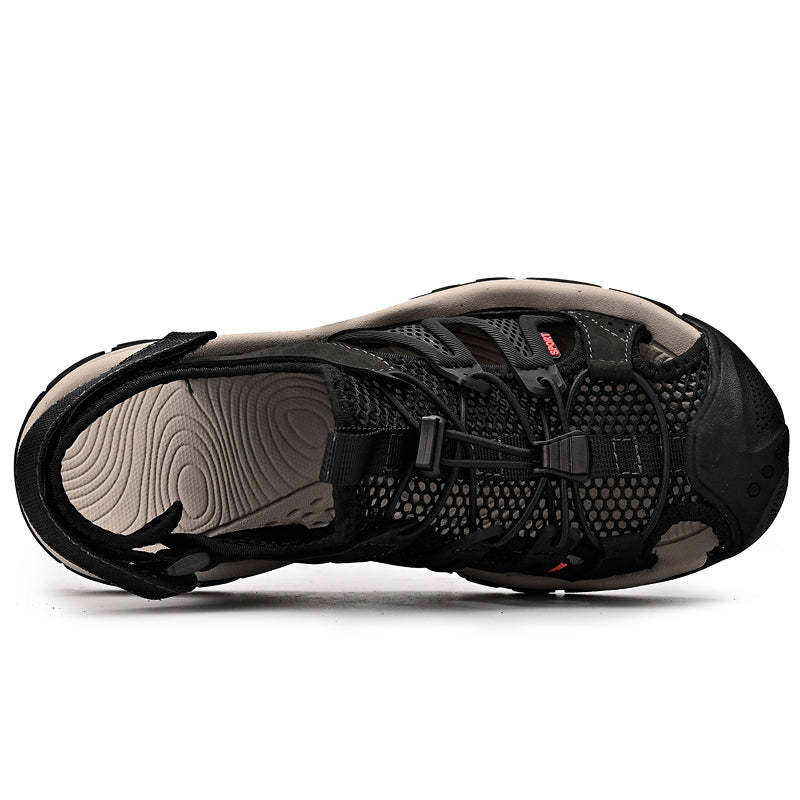Men's Soft Leather Quick-Dry Breathable Outdoor shoes