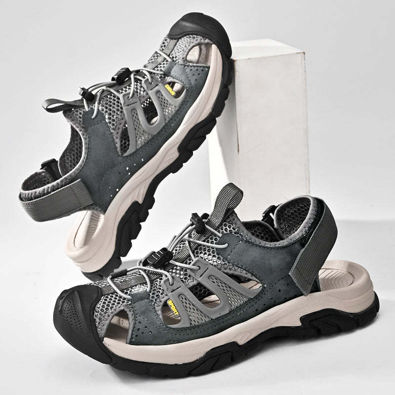 Men's Soft Leather Quick-Dry Breathable Outdoor shoes