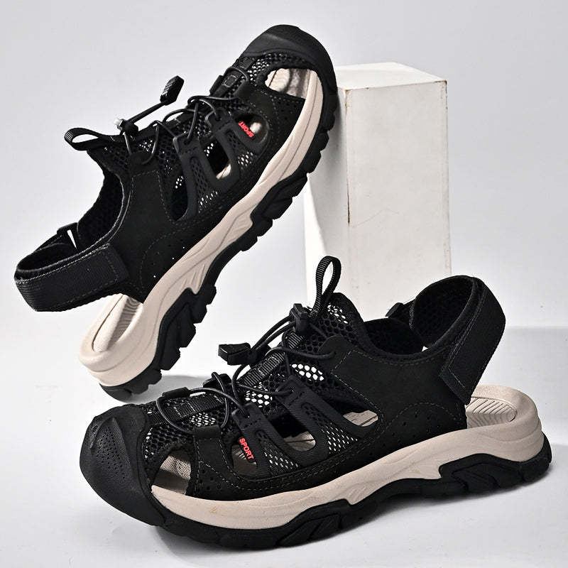 Men's Soft Leather Quick-Dry Breathable Outdoor shoes
