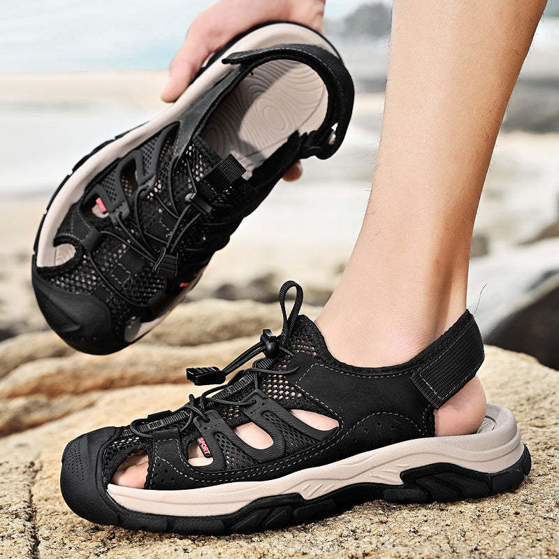 Men's Soft Leather Quick-Dry Breathable Outdoor shoes