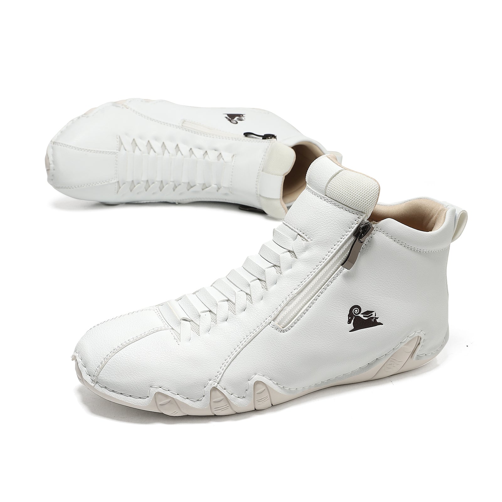 VogBeck 2.0 – Atmungsaktive orthopädische Schuhe mit doppeltem Reißverschluss und hohem Tragekomfort