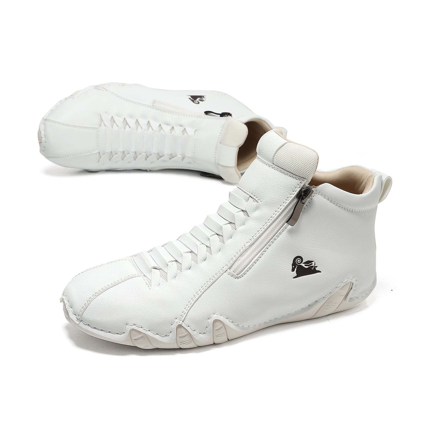 VogBeck 2.0 – Atmungsaktive orthopädische Schuhe mit doppeltem Reißverschluss und hohem Tragekomfort