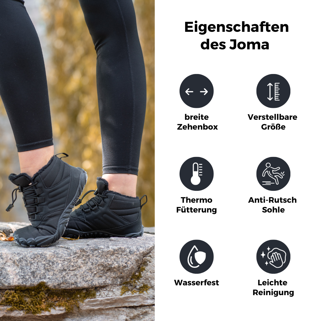 Orthopädische Thermo-Barfußschuhe für Herbst & Winter