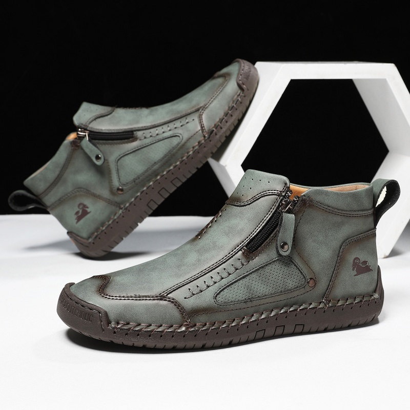 ✅ASTM-Certified Men's Leather Work Boots – Durable,Waterproof & Non-Slip Protection