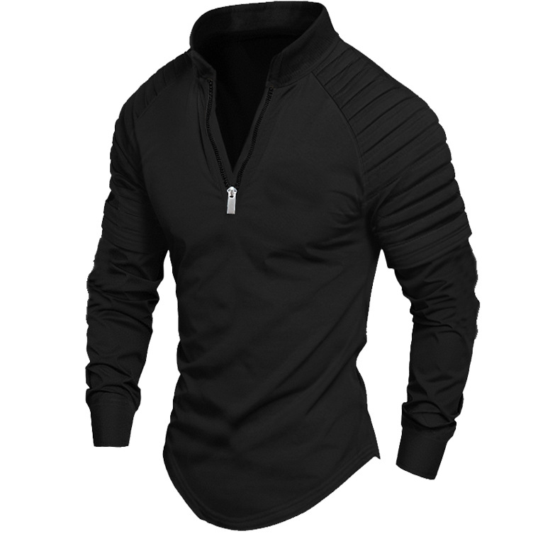 Men's Zip Long Sleeve Athleisure Shirt