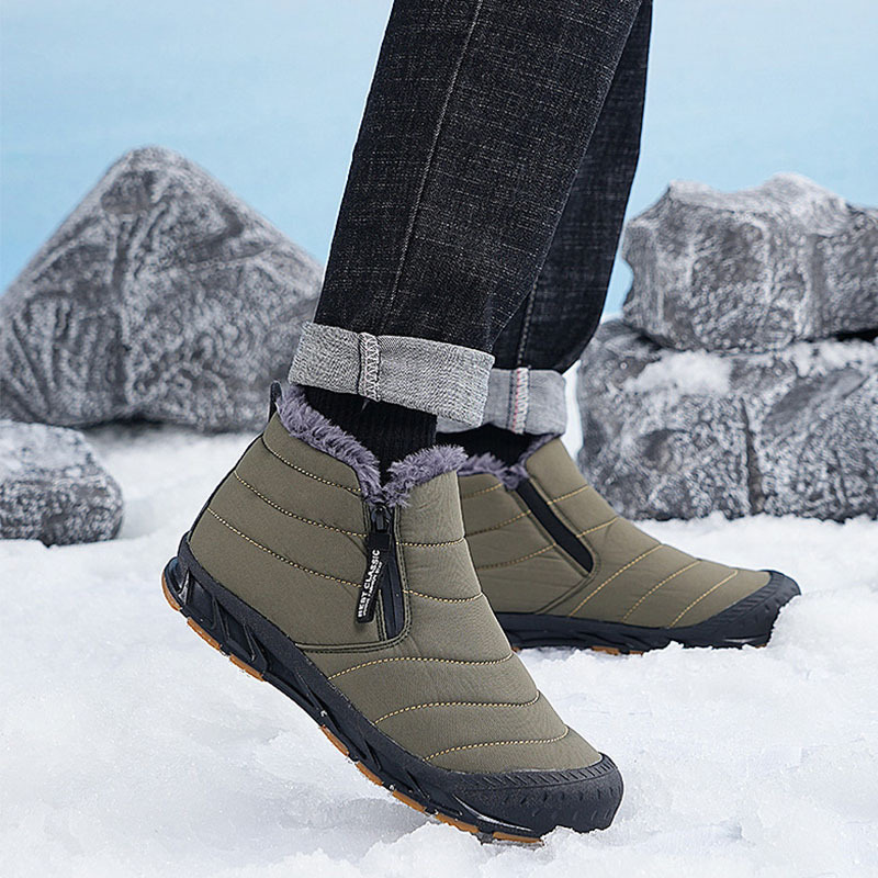 Winter Warm Mountaineering High-Bonker Velvet Outdoor Snow Boots Thickened Warm Shoes